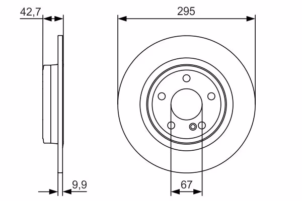 BOSCH Disco freno