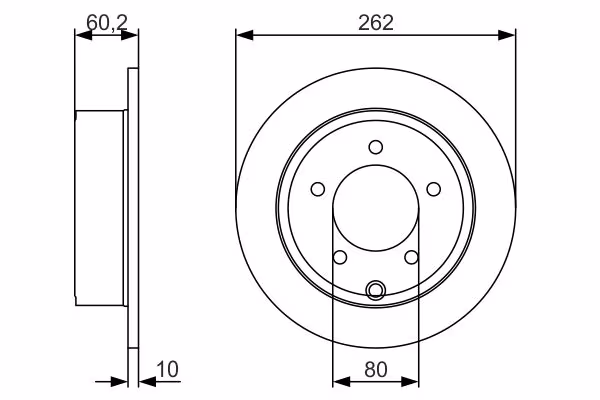 BOSCH Disco freno