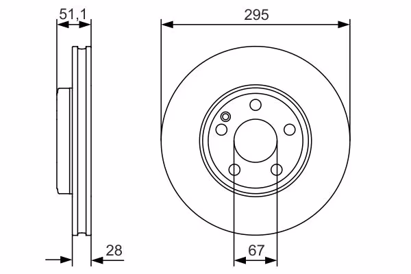 BOSCH Disco freno