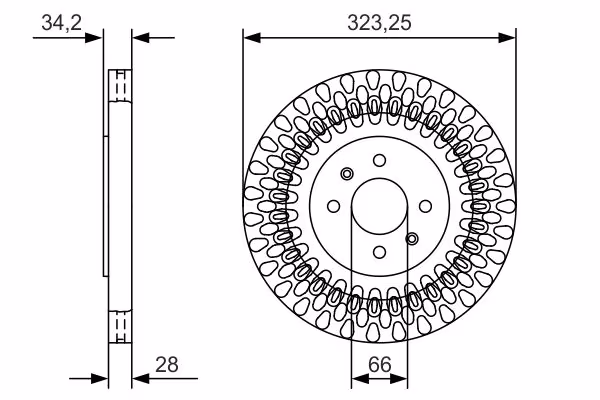 BOSCH Disco freno