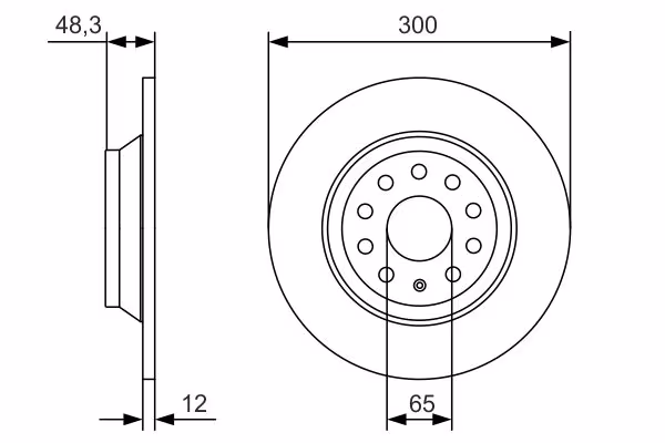 BOSCH Disco freno