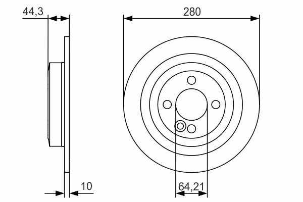 BOSCH Disco freno