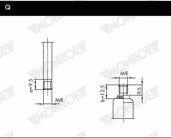 MONROE Ammortizatore pneumatico, Cofano bagagli /vano carico