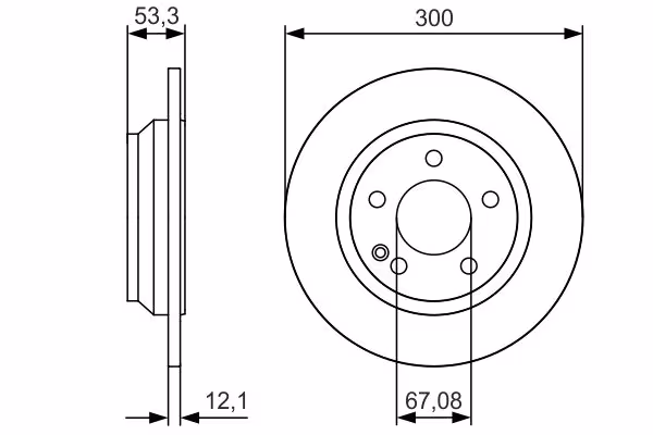 BOSCH Disco freno