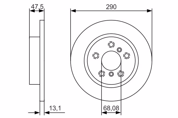 BOSCH Disco freno
