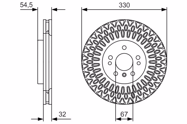 BOSCH Disco freno