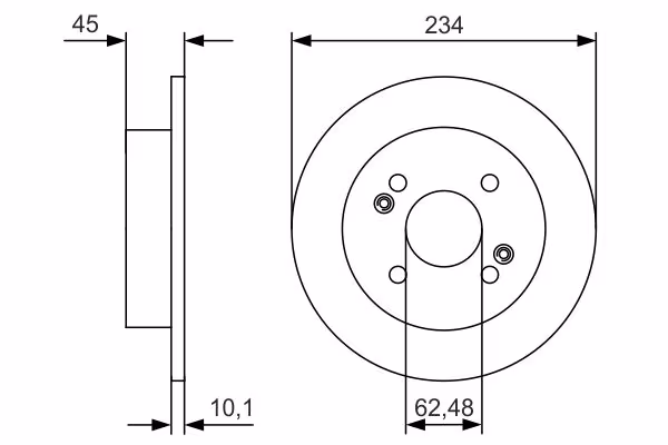 BOSCH Disco freno