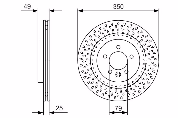BOSCH Disco freno
