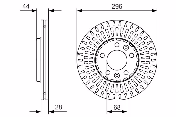BOSCH Disco freno