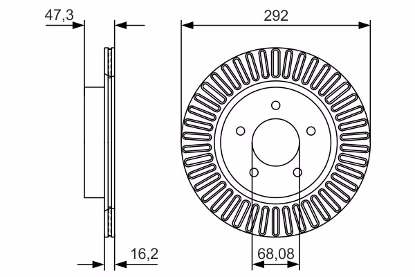 BOSCH Disco freno