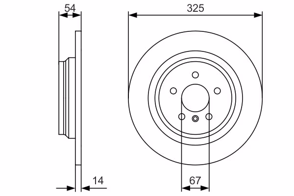 BOSCH Disco freno