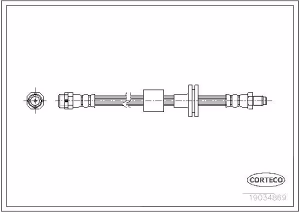 CORTECO Flessibile del freno
