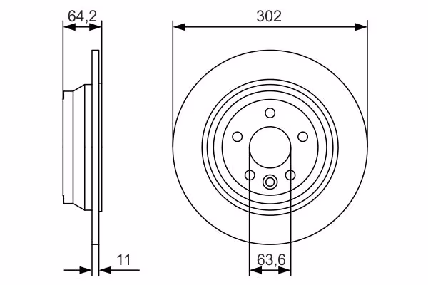 BOSCH Disco freno