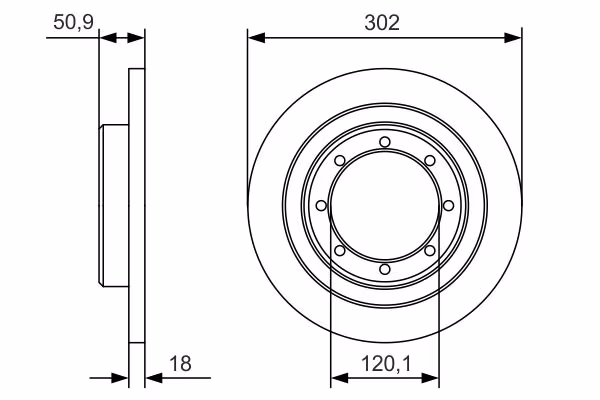 BOSCH Disco freno