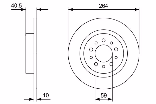 BOSCH Disco freno