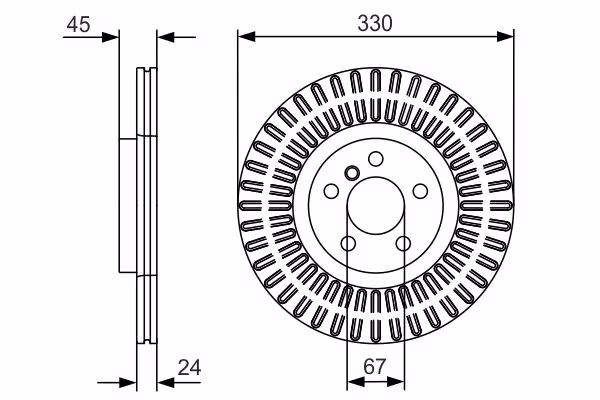 BOSCH Disco freno