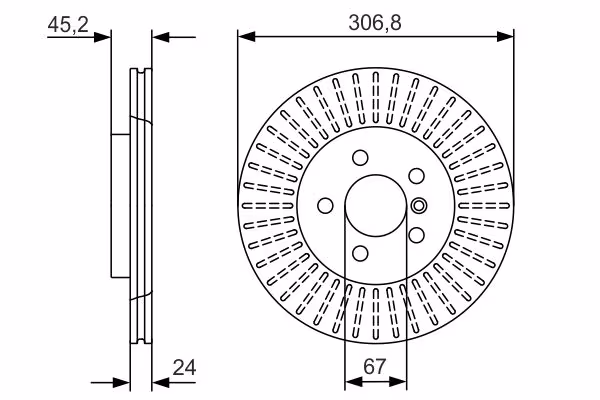BOSCH Disco freno