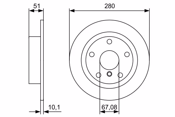BOSCH Disco freno