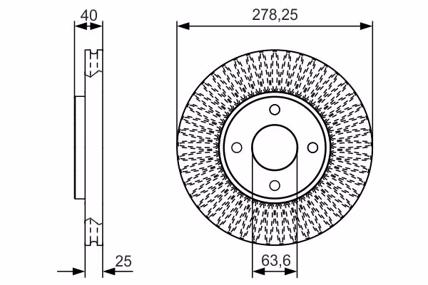 BOSCH Disco freno