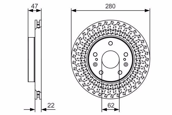 BOSCH Disco freno