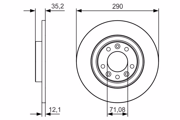 BOSCH Disco freno