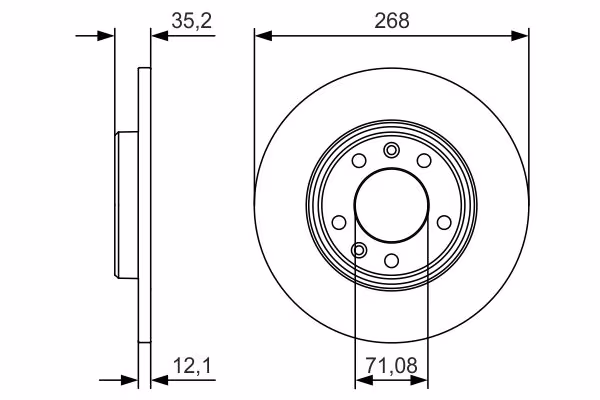 BOSCH Disco freno