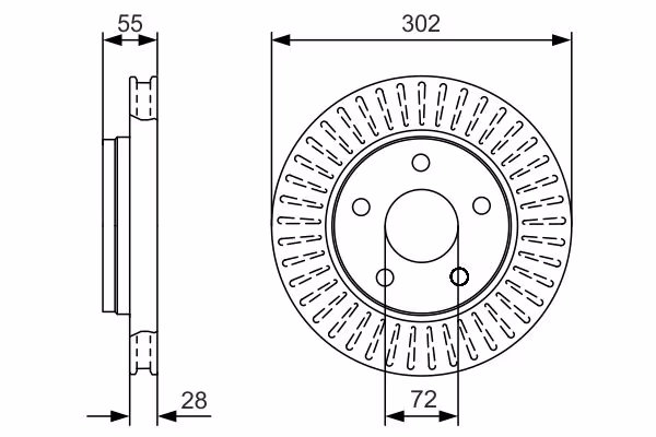 BOSCH Disco freno