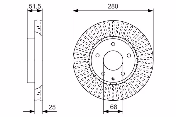 BOSCH Disco freno