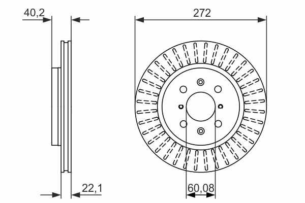 BOSCH Disco freno