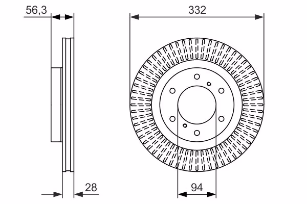 BOSCH Disco freno