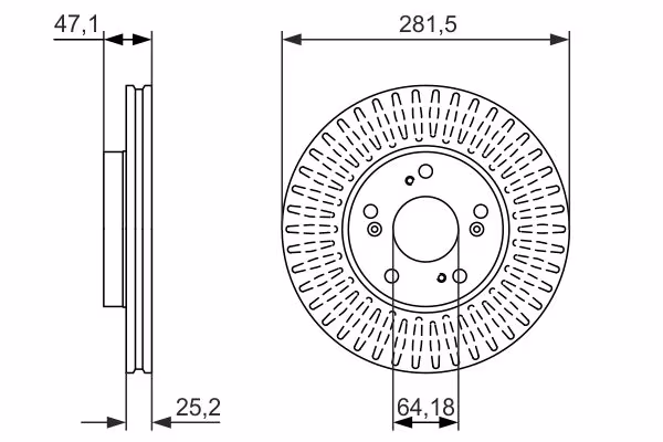BOSCH Disco freno