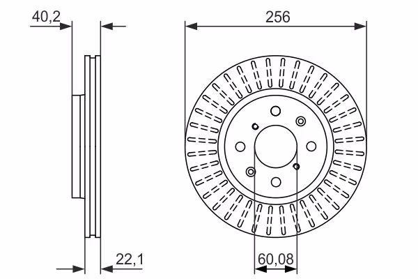 BOSCH Disco freno