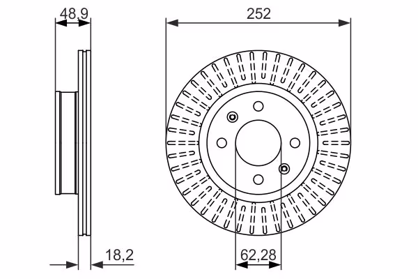 BOSCH Disco freno
