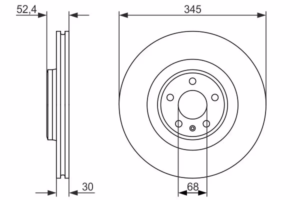 BOSCH Disco freno