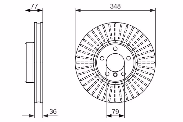BOSCH Disco freno