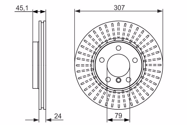 BOSCH Disco freno