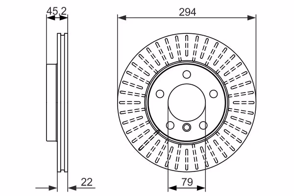BOSCH Disco freno