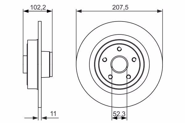 BOSCH Disco freno