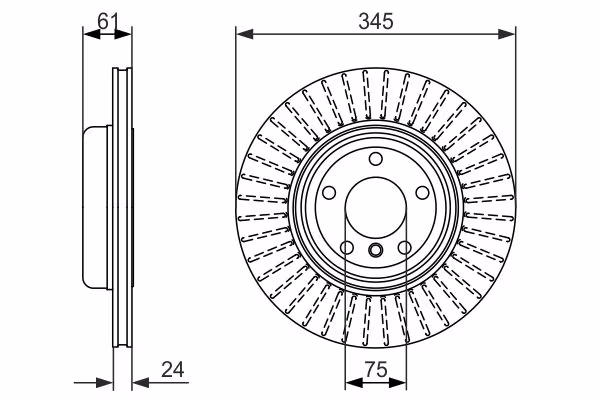 BOSCH Disco freno