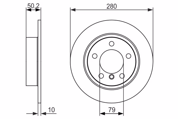 BOSCH Disco freno