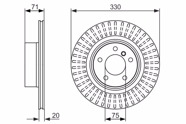 BOSCH Disco freno