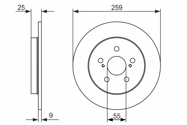 BOSCH Disco freno