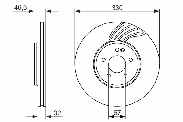 BOSCH Disco freno
