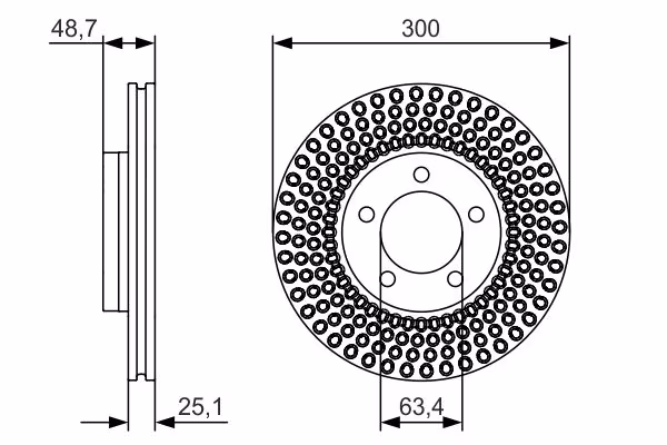 BOSCH Disco freno
