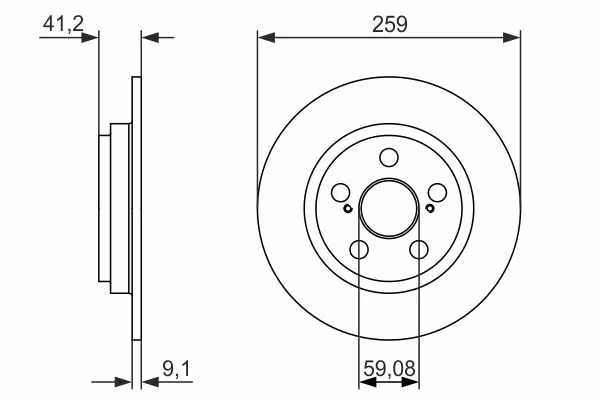 BOSCH Disco freno
