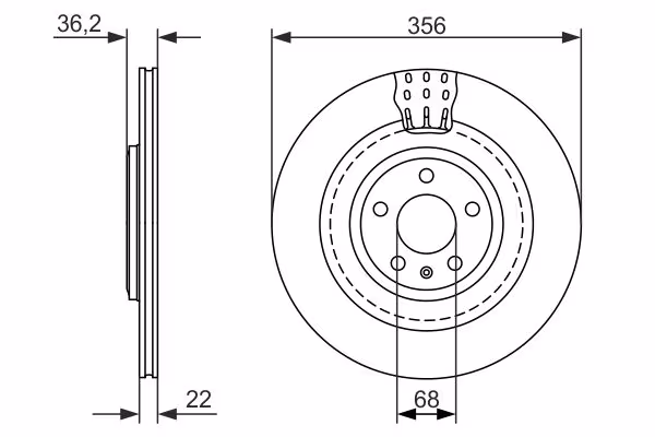 BOSCH Disco freno