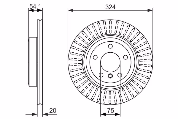BOSCH Disco freno