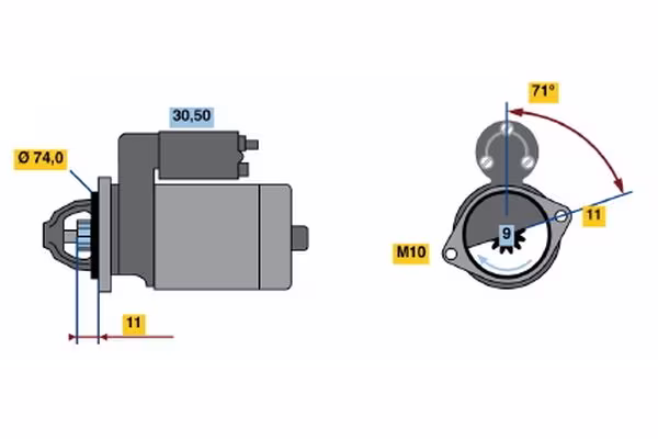 BOSCH Motorino d\'avviamento