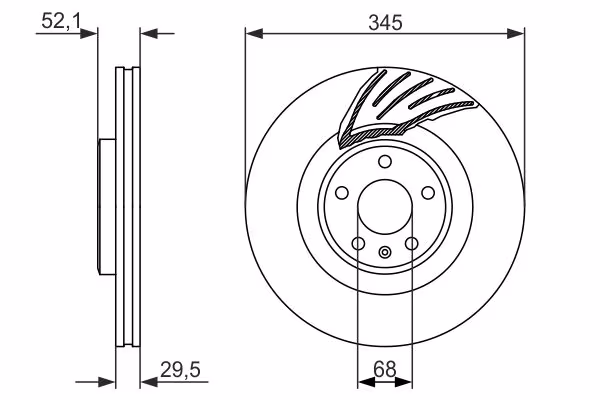 BOSCH Disco freno