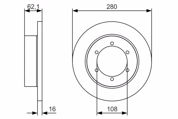 BOSCH Disco freno